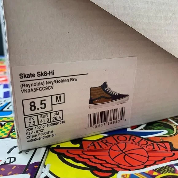 Vans SK8-Hi Reynolds Suede Size 8.5 Mens / 10 Womens